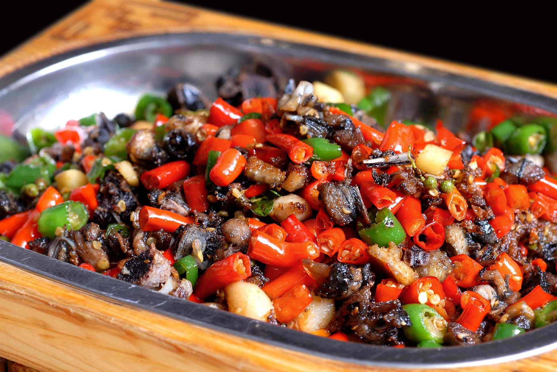 餐饮美食小鸡爱上米辣椒宣传图片灯箱