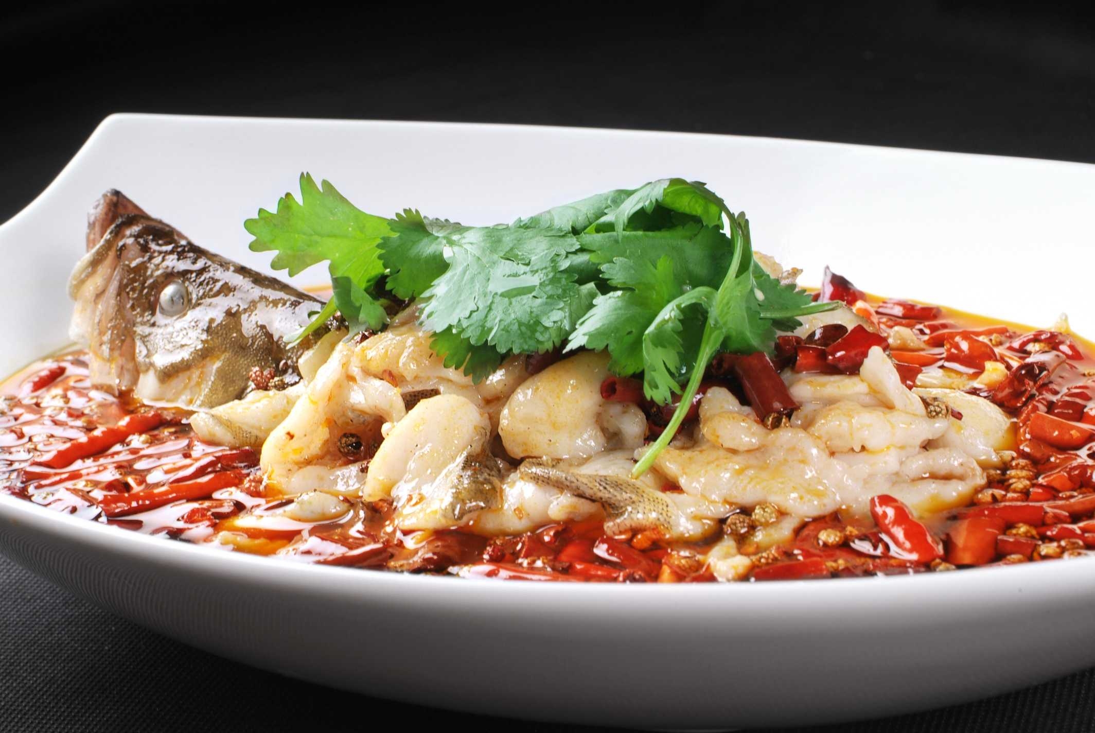 高清图片餐饮美食川菜川特沸腾桂花鱼高清图片49