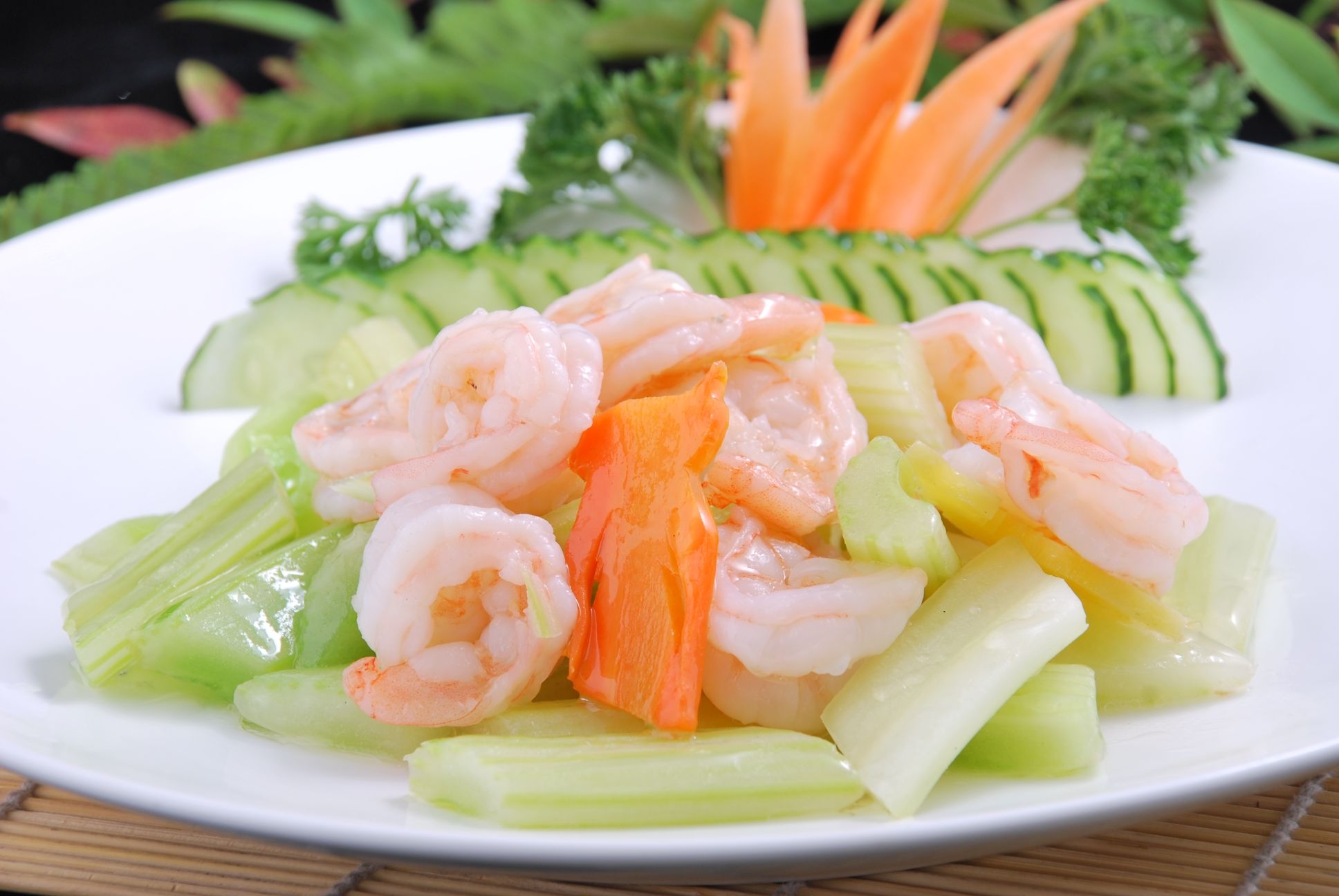 高清图片餐饮美食川菜西芹茉莉虾球高清图片817