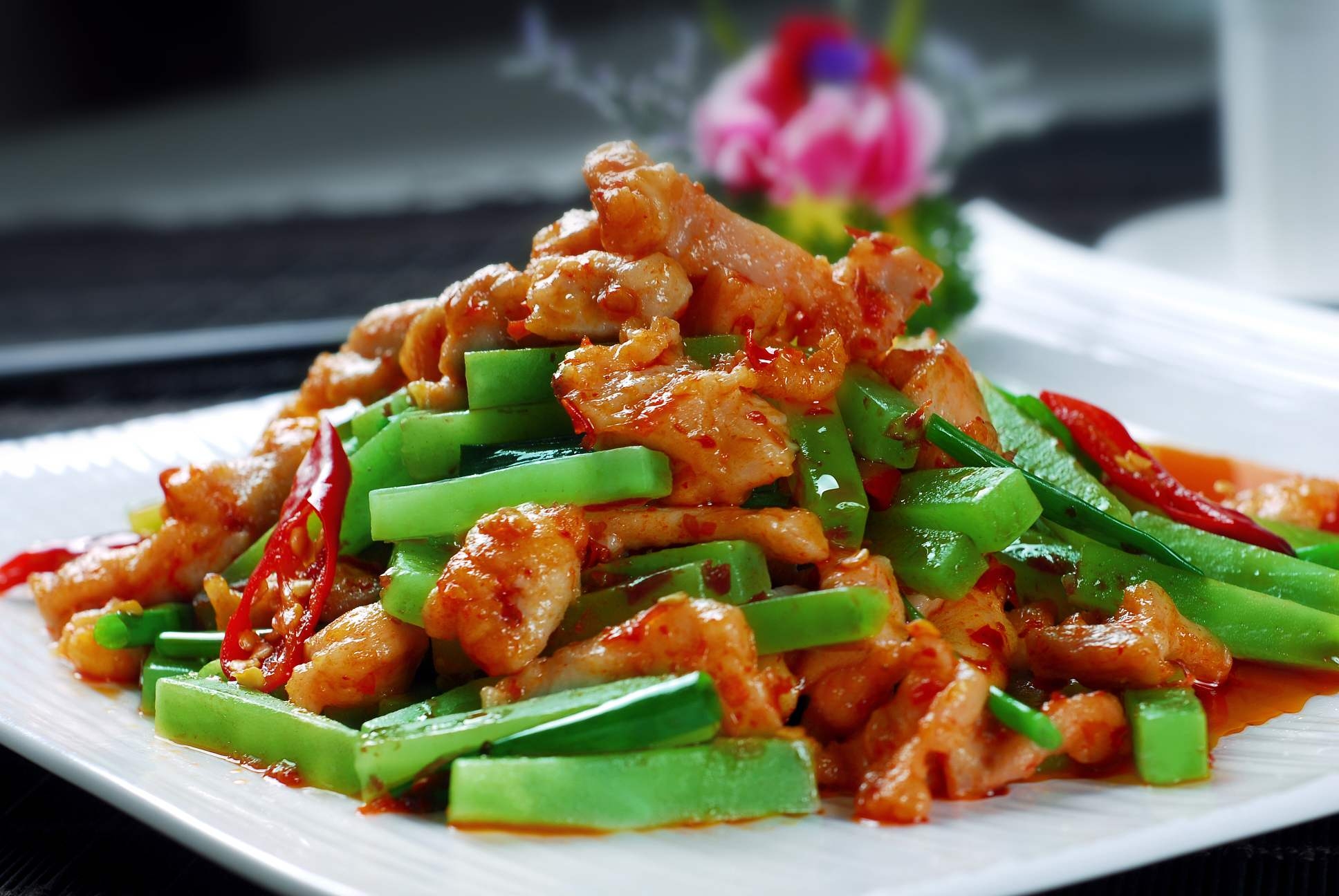 餐饮美食怀旧小煎鸡柳高清图片