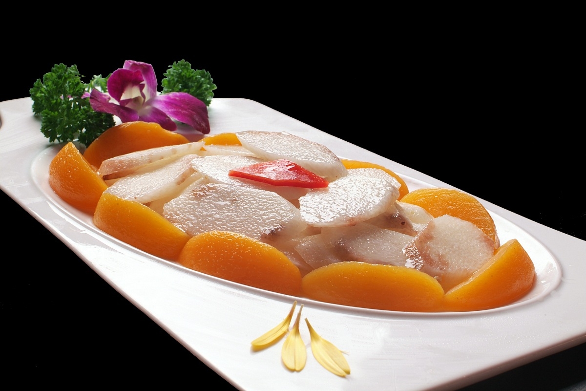 黄桃山药高清图片