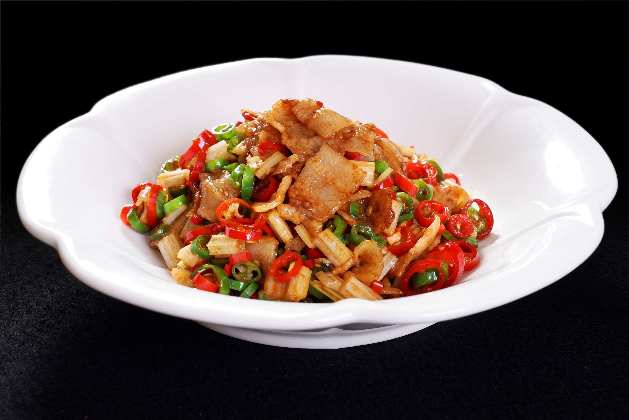 餐饮美食川菜湘小炒野山猪高清图片923