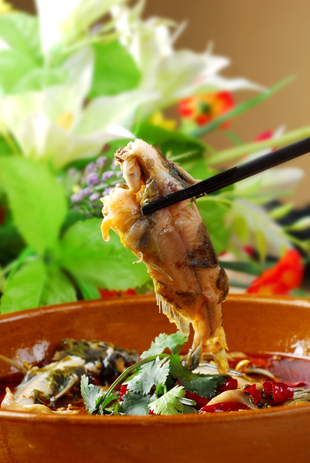 餐饮美食水煮三角蜂高清图片