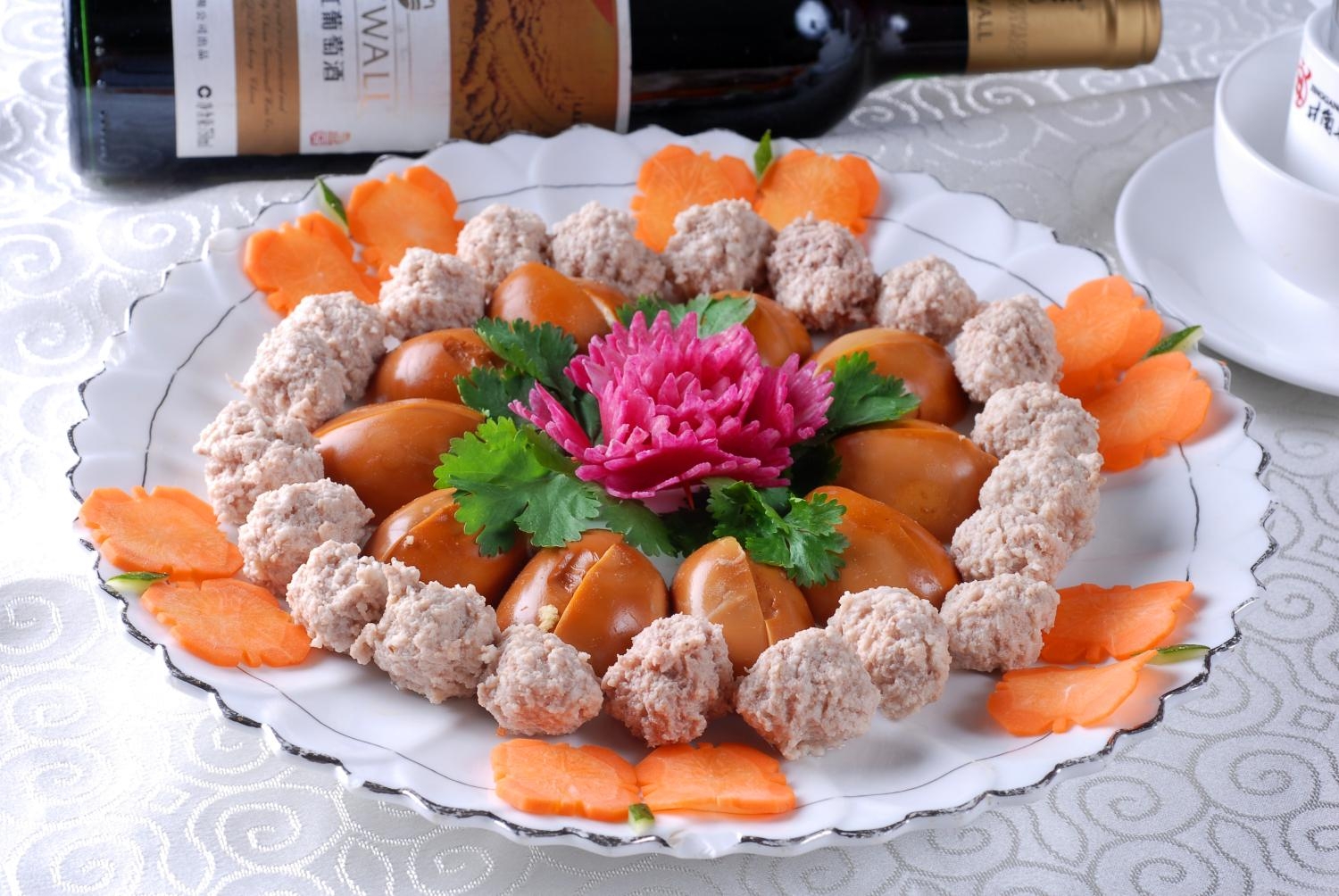 餐饮美食川菜肉丸烧蛋白高清图片714