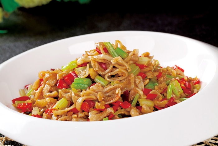 小炒鲜猪肠  小炒肥肠丝