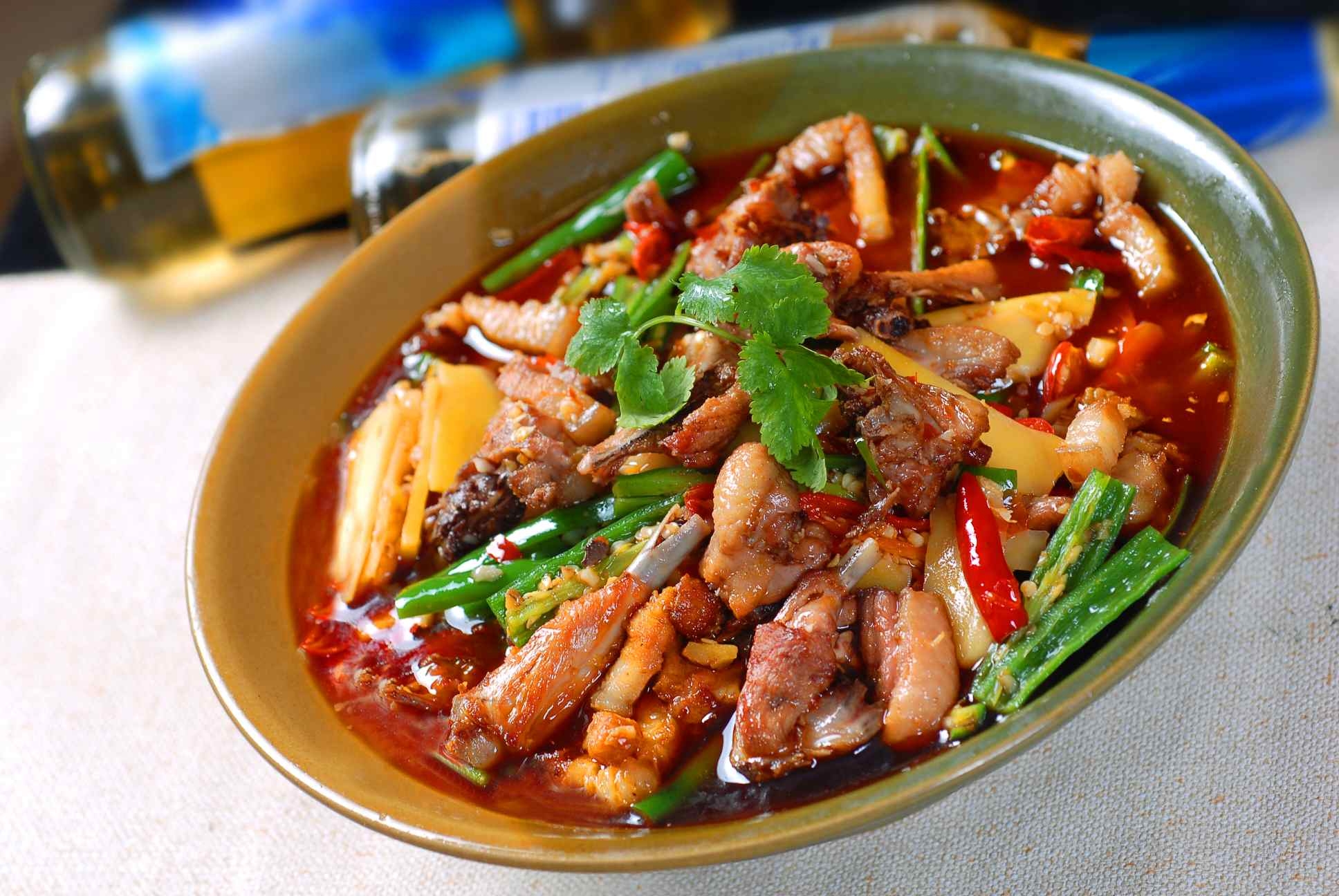 餐饮美食隆昌风味鸭宣传图片灯箱