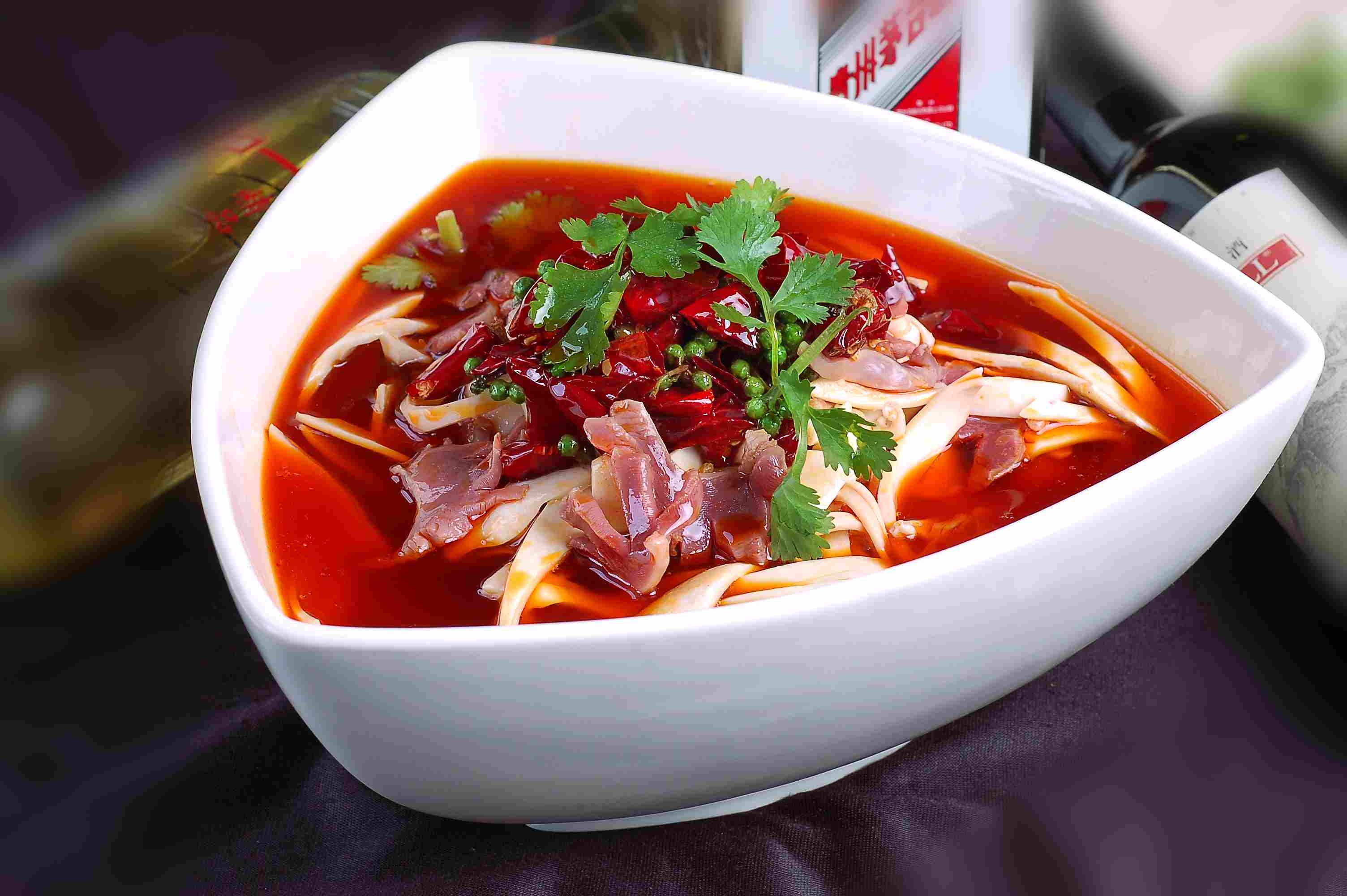 餐饮美食川菜红汤双脆高清图片238