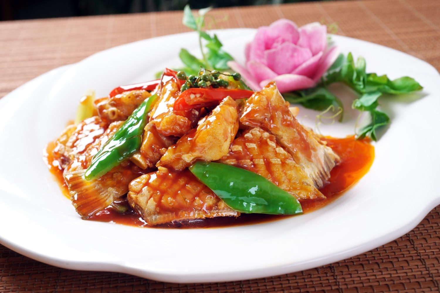 高清图片餐饮美食川菜红烧黄花鱼高清图片
