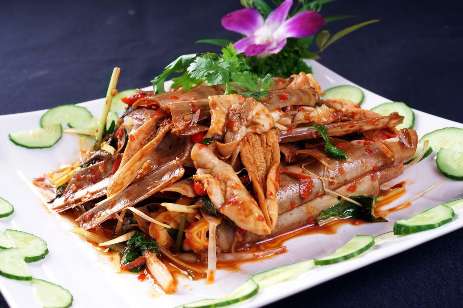 高清图片餐饮美食川菜藿香圣子高清图片