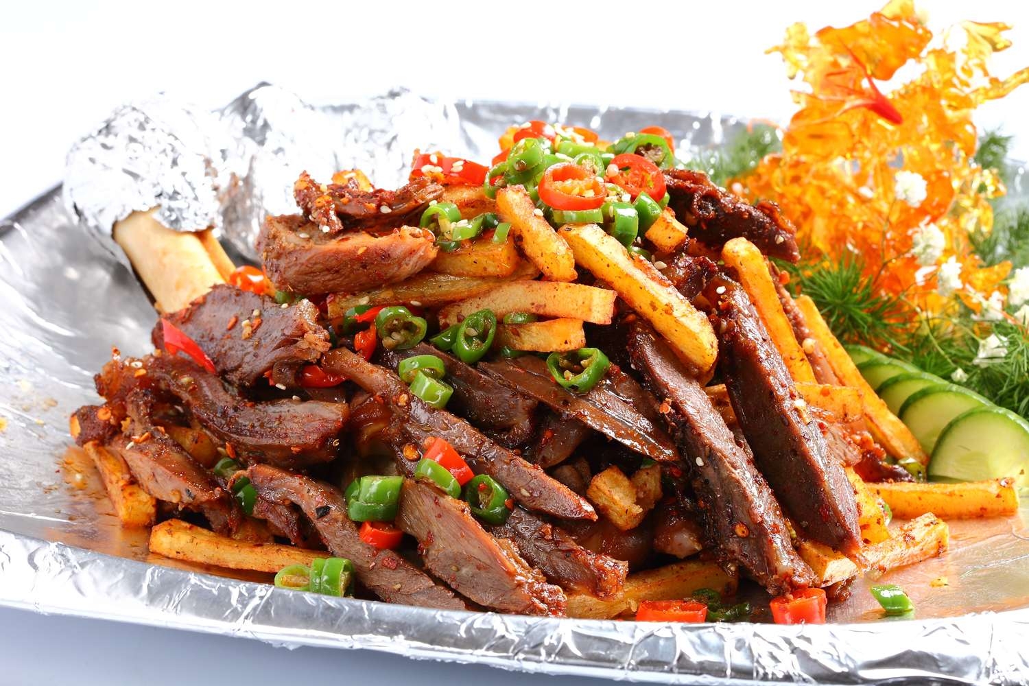 高清图片餐饮美食川菜风味棒羊骨高清图片