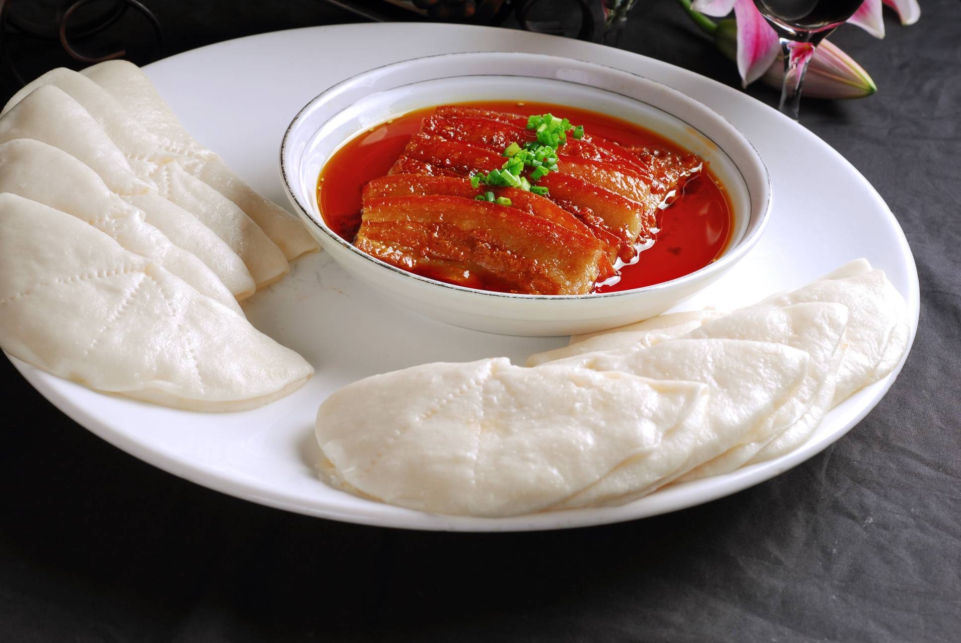 餐饮美食川菜荷叶饼夹肉高清图片222