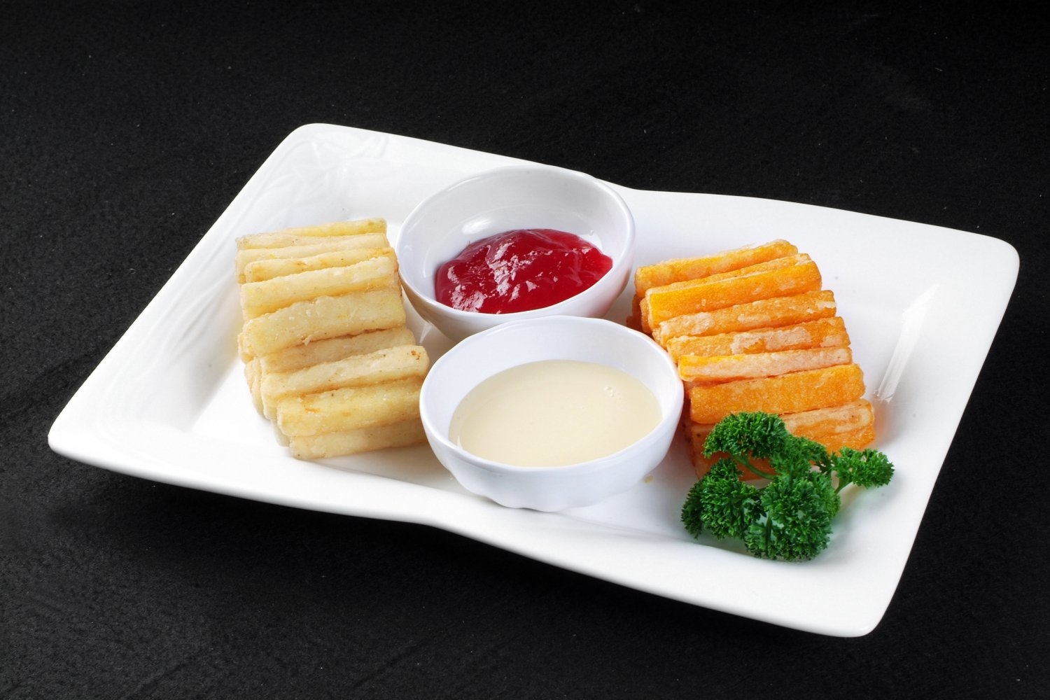 餐饮美食热-双味酥条元份宣传图片灯箱