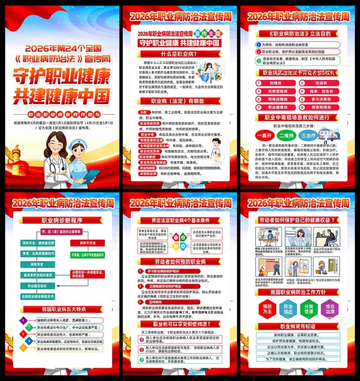 2026职业病防护法宣传周海报