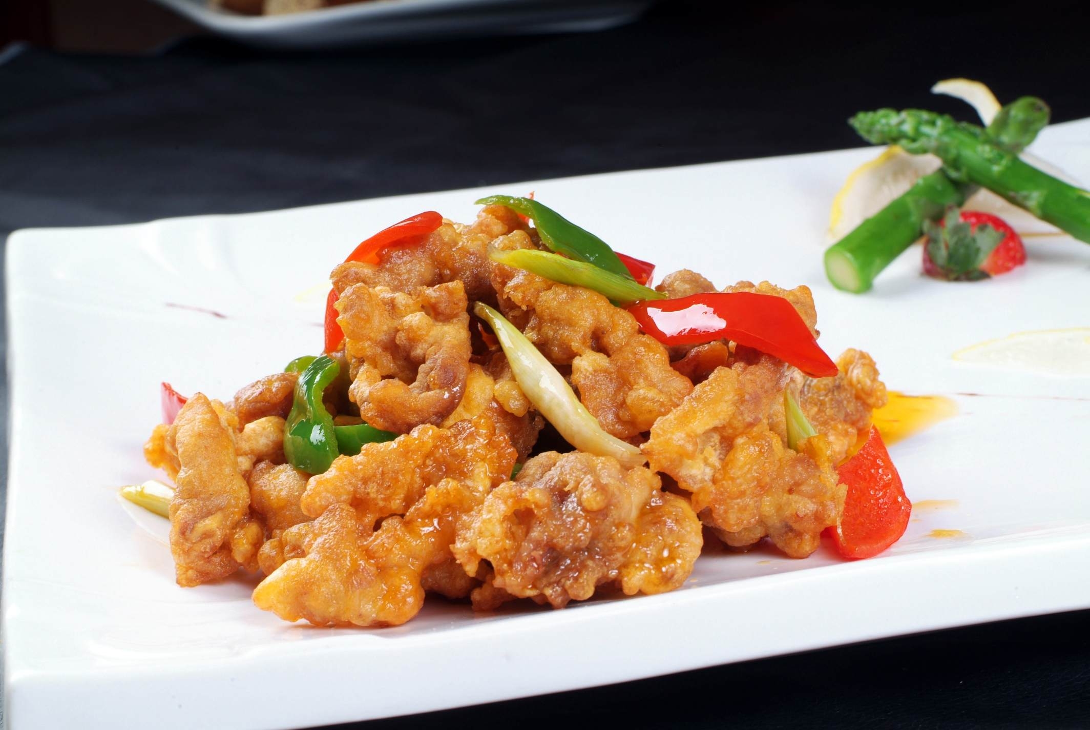 餐饮美食柠檬贵妃鸡高清图片