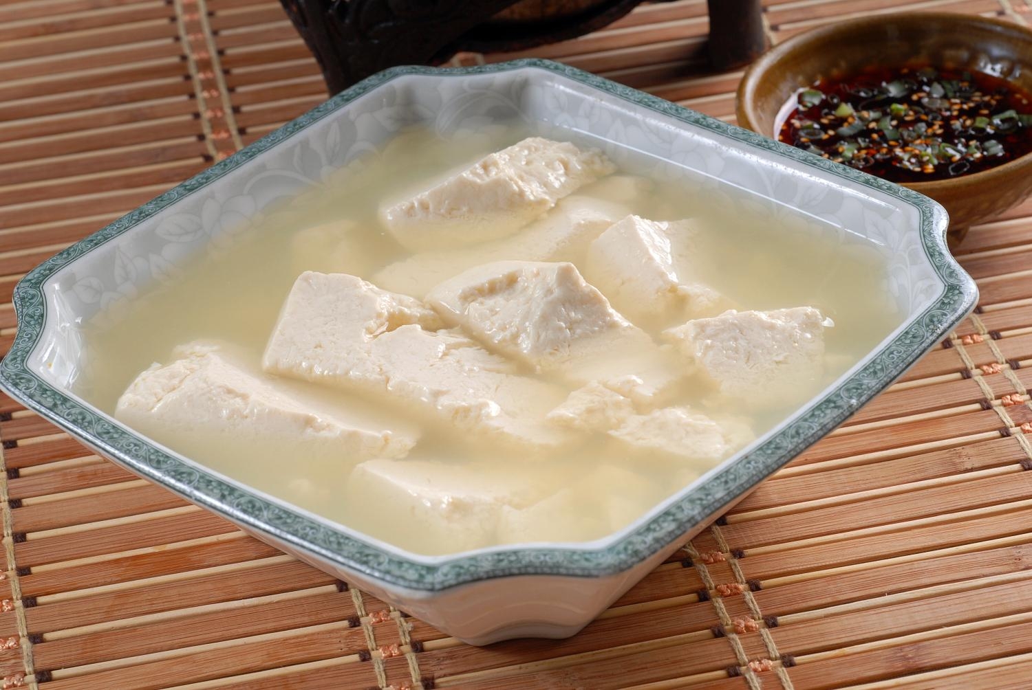 高清图片餐饮美食川菜绿色豆花高清图片