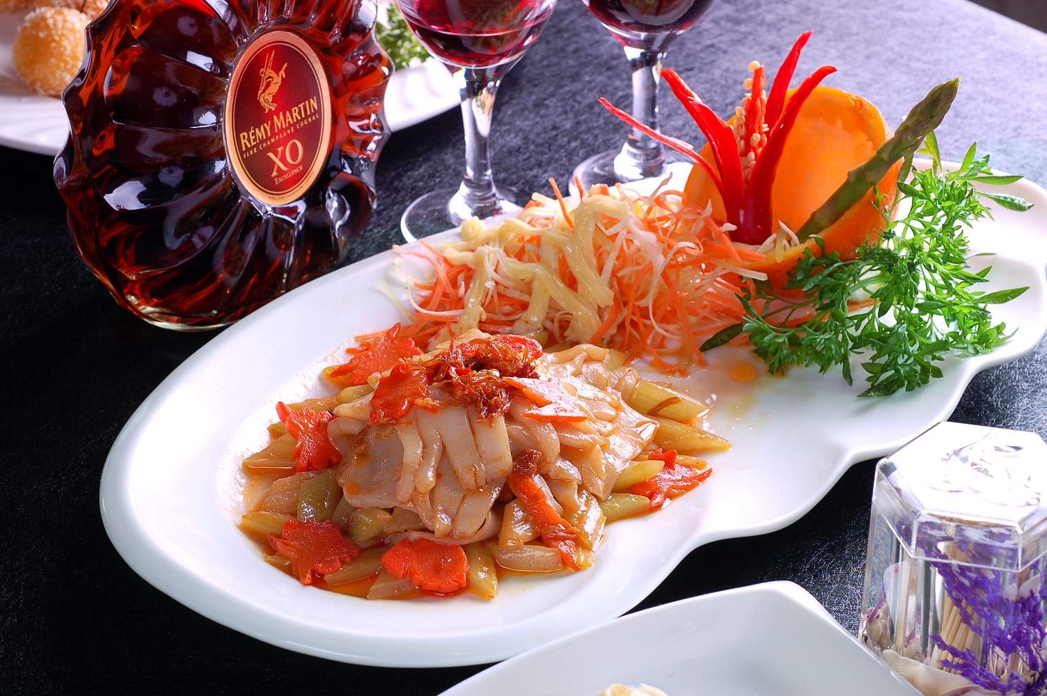 酱爆花枝片高清图片