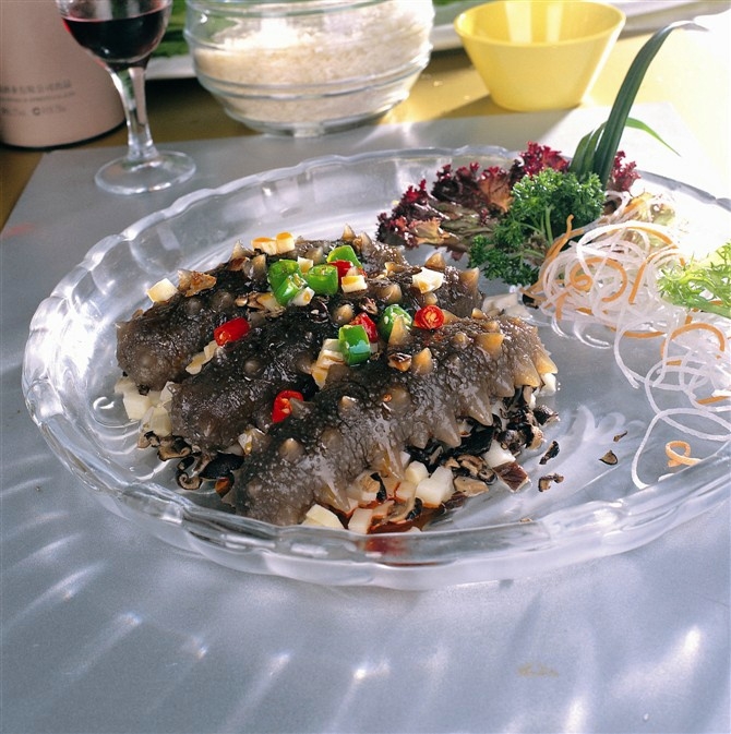 高清图片餐饮美食川菜干烧辽参高清图片(1)