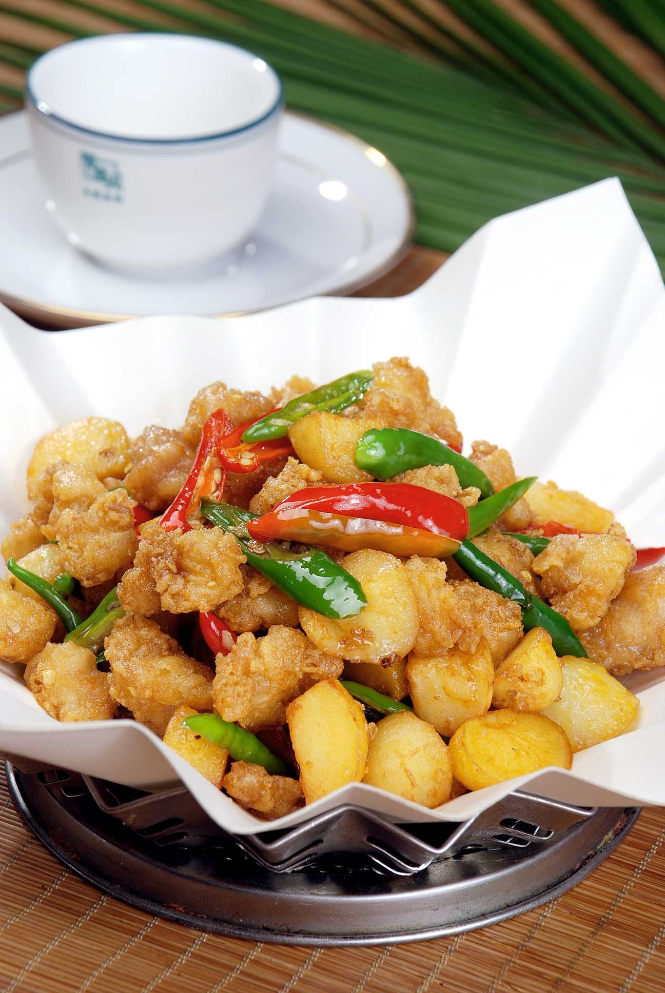 餐饮美食川菜风味跳跳骨高清图片