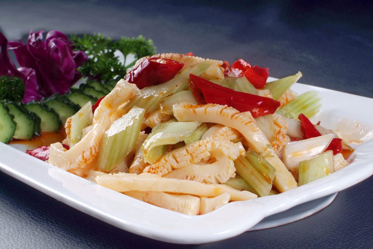 高清图片餐饮美食川菜泡椒肚花高清图片