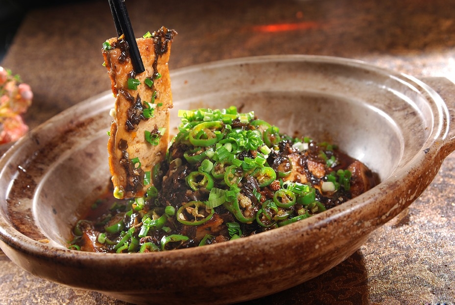 餐饮美食川菜特色鲜椒焗老豆腐高清图片841