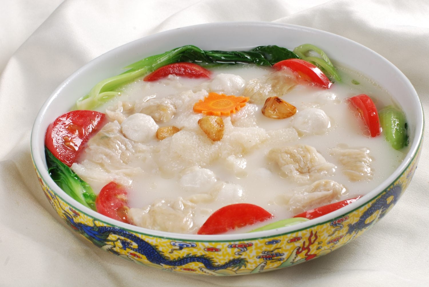 餐饮美食三鲜竹荪宣传图片灯箱