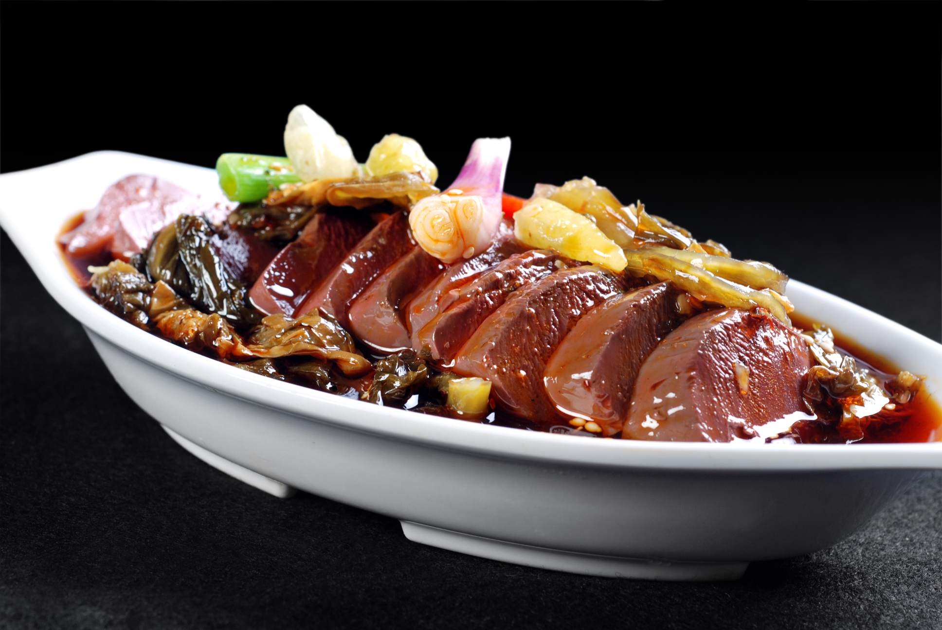 餐饮美食酸菜血旺宣传图片灯箱