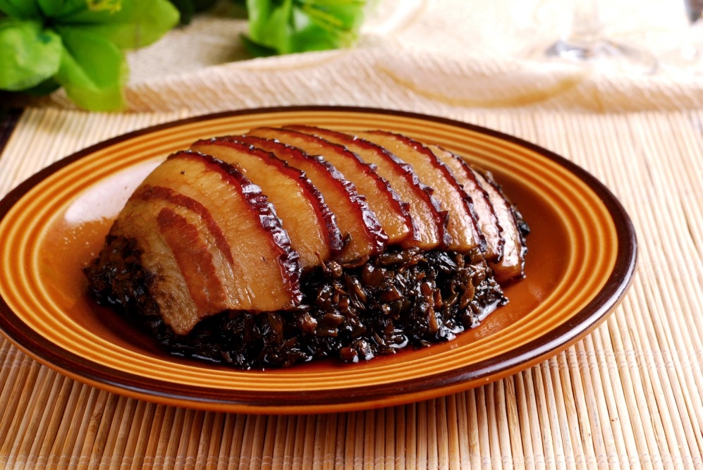 餐饮美食川菜热菜乡村咸烧白高清图片660