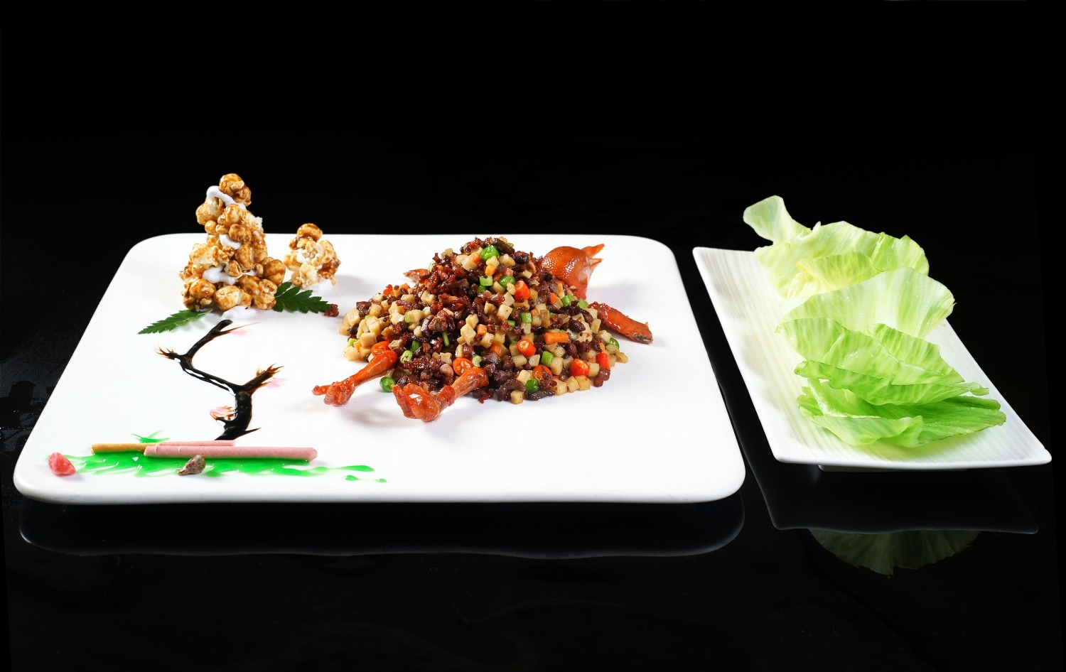 高清图片餐饮美食川菜菜片乳鸽松高清图片33