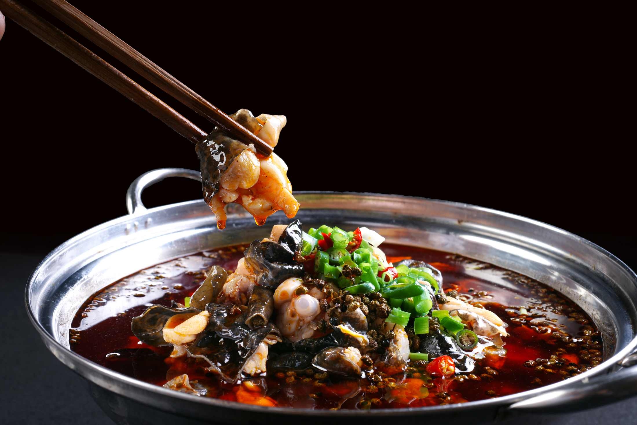 餐饮美食麻香蛙宣传图片灯箱