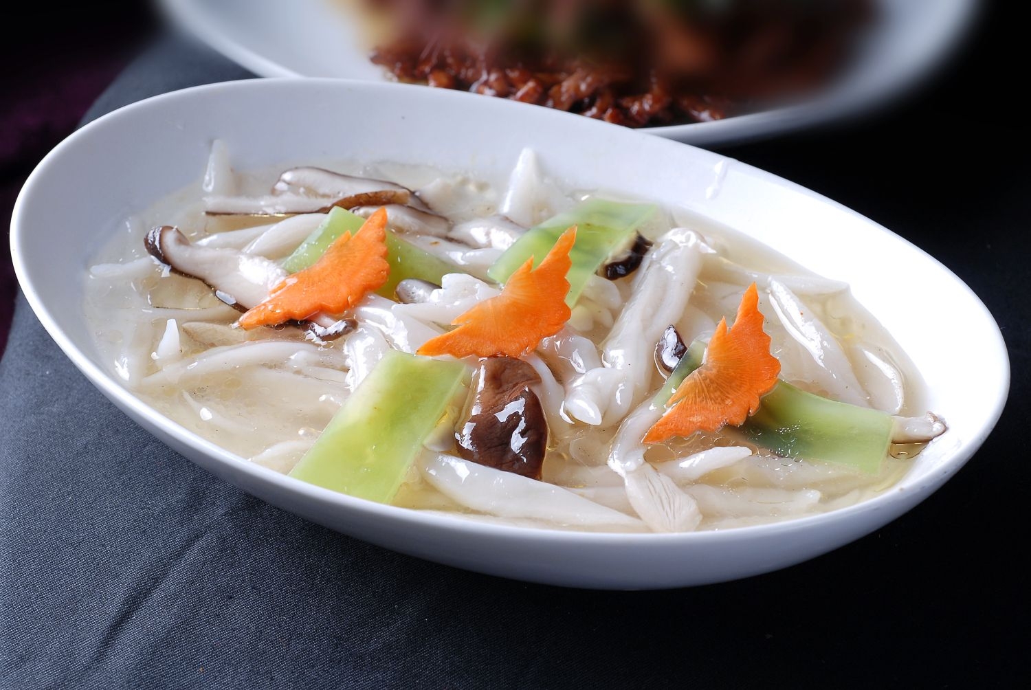 高清图片餐饮美食川菜三鲜面筋高清图片