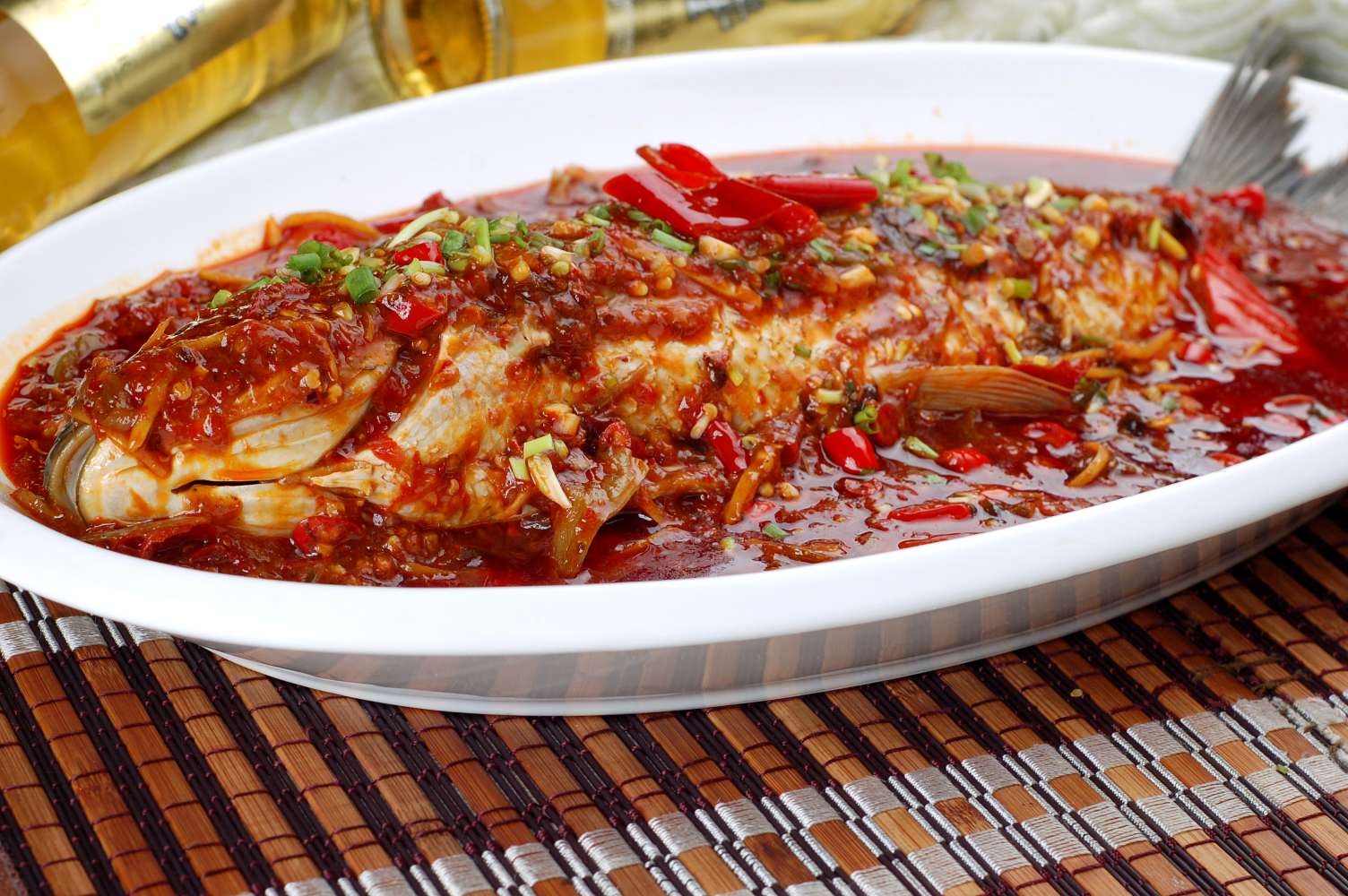 高清图片餐饮美食川菜活水鱼高清图片