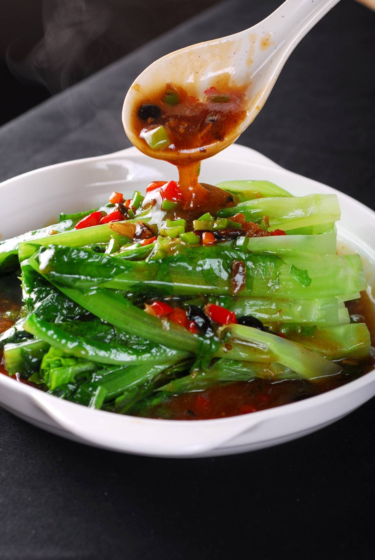 高清图片餐饮美食川菜咸肉油麦菜高清图片