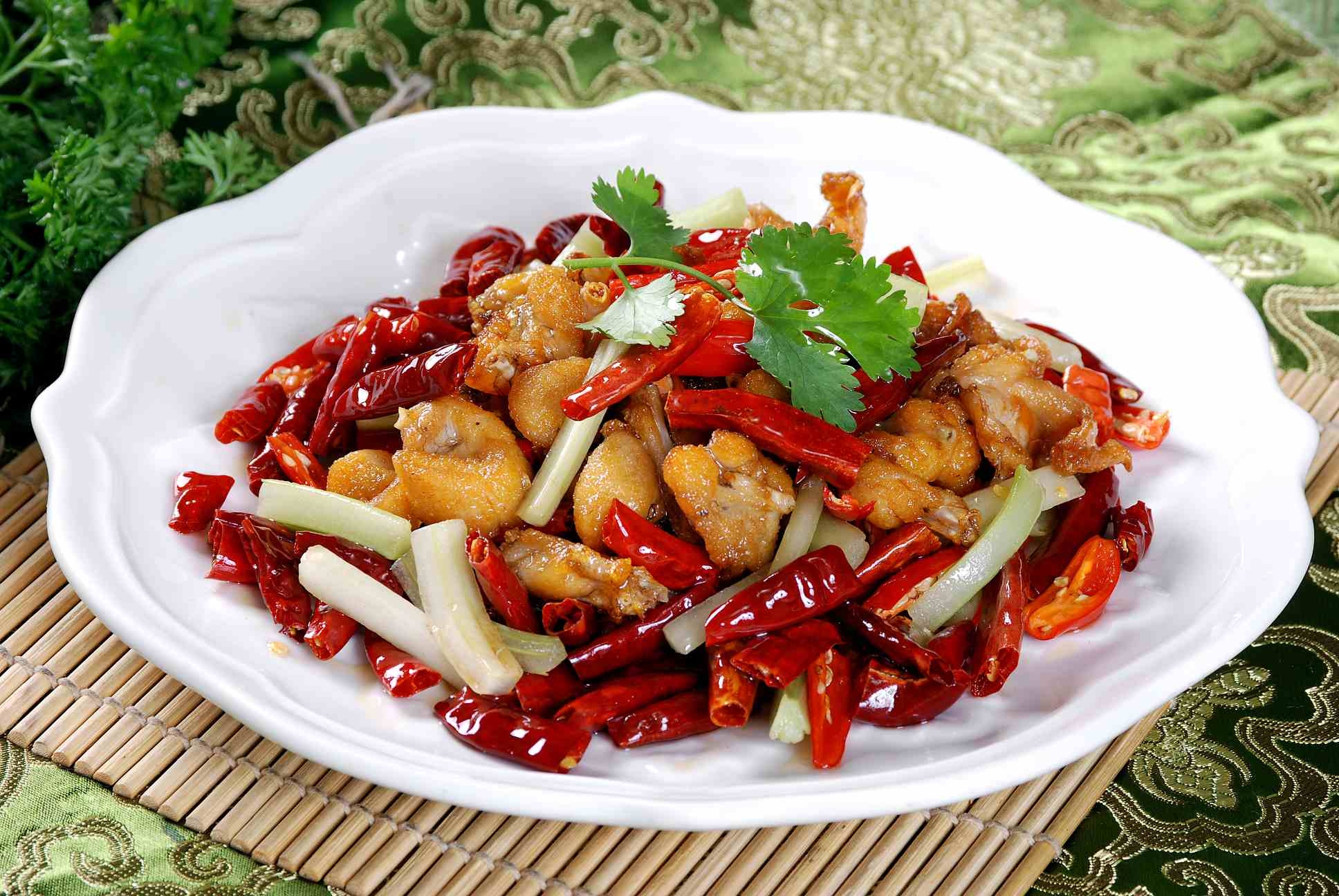 高清图片餐饮美食川菜干椒美蛙高清图片