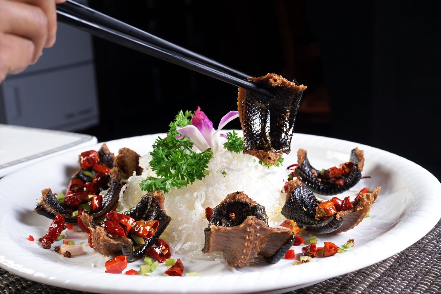 餐饮美食川菜霸王蛇高清图片