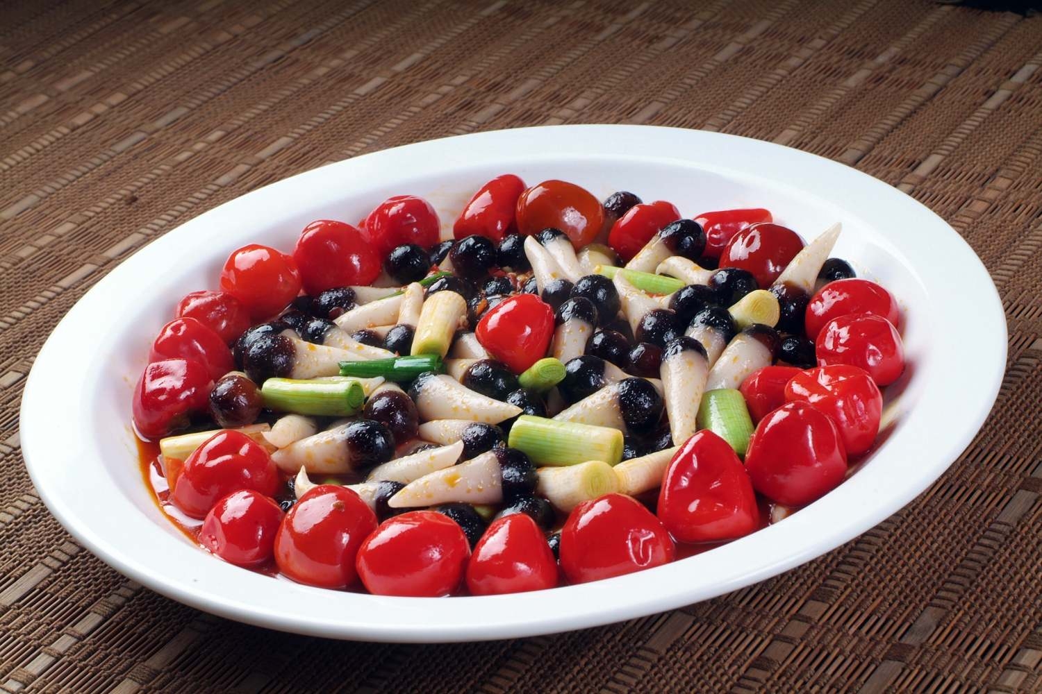 高清图片餐饮美食川菜泡椒金海参高清图片539