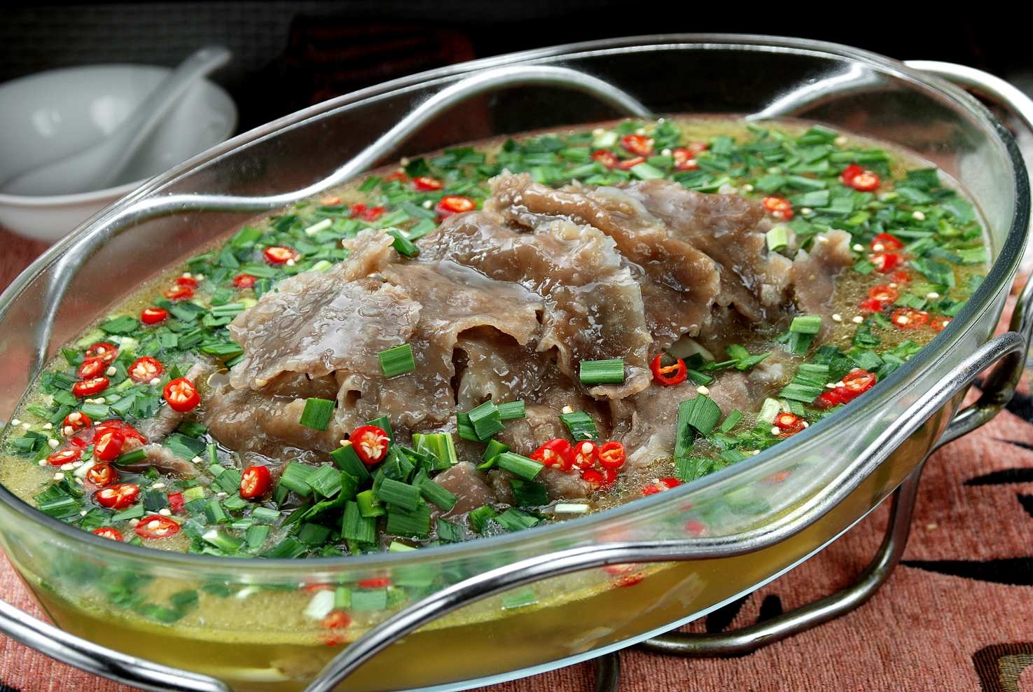 高清图片餐饮美食川菜水晶滑牛肉高清图片