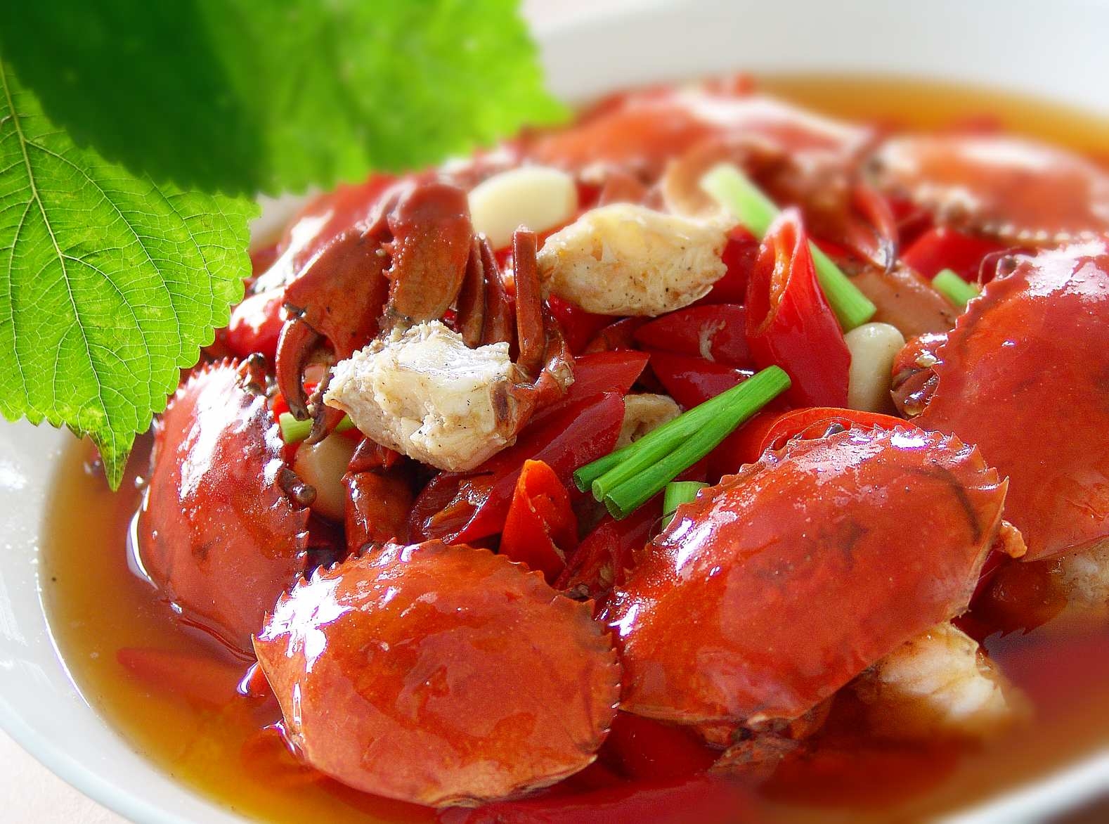 餐饮美食川菜特色秘制蟹高清图片