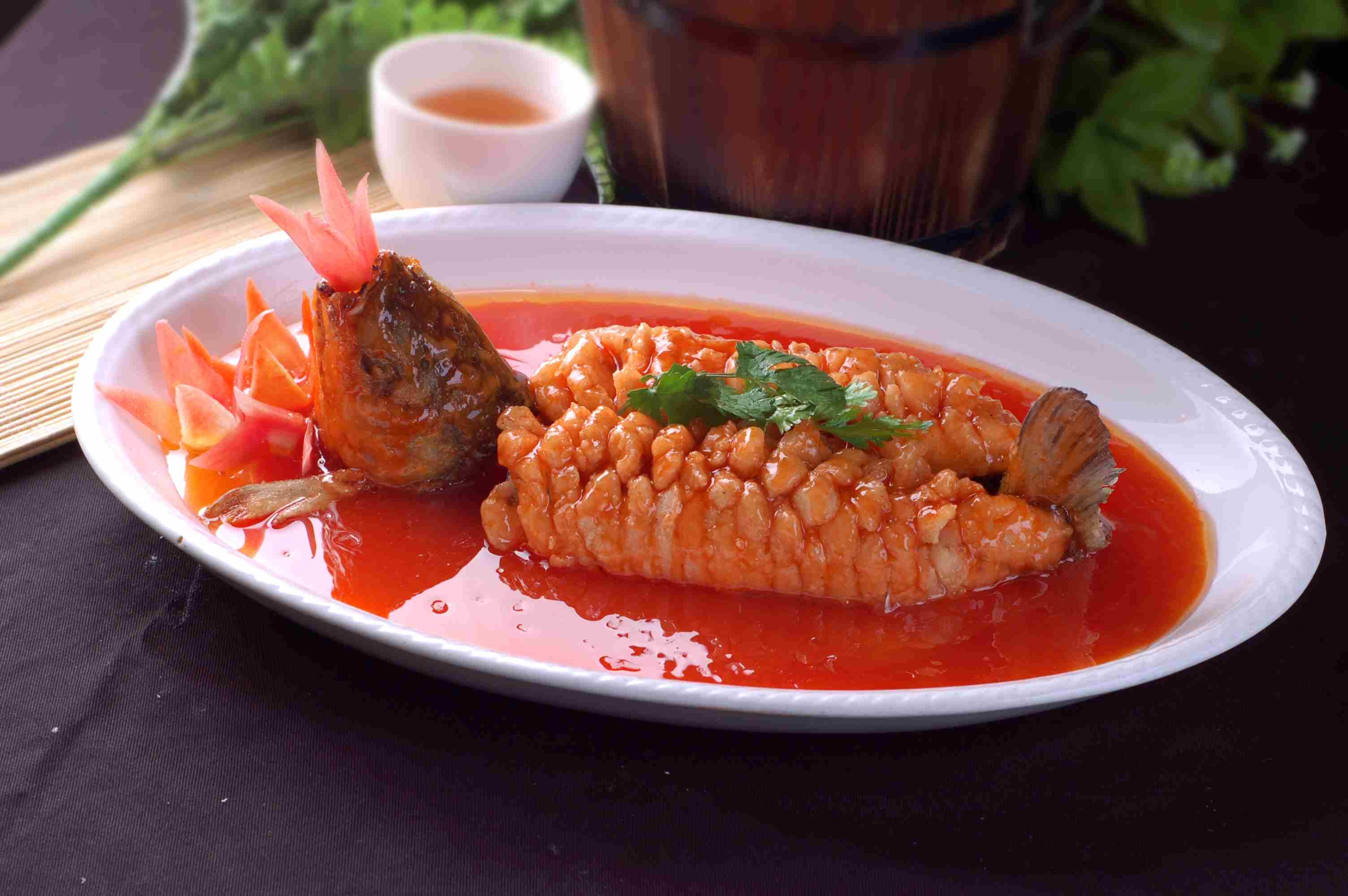 餐饮美食松鼠鱼高清图片