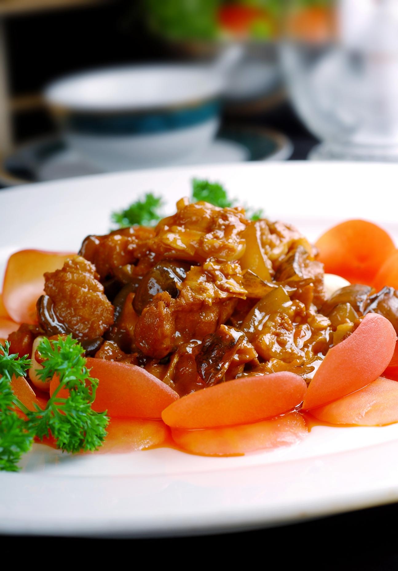 餐饮美食热-红烧鳄鱼掌宣传图片灯箱