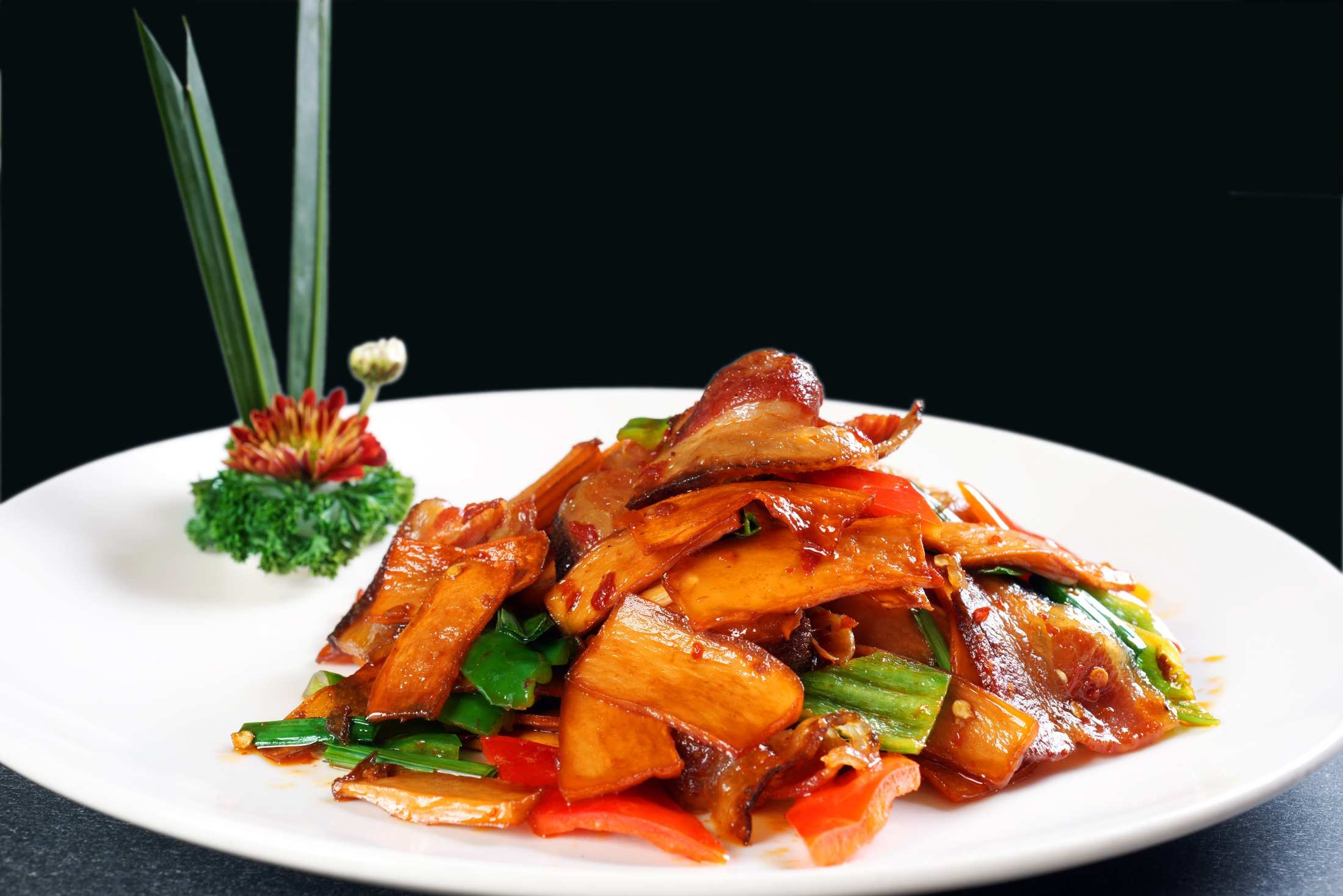 餐饮美食川菜杏鲍菇高清图片939