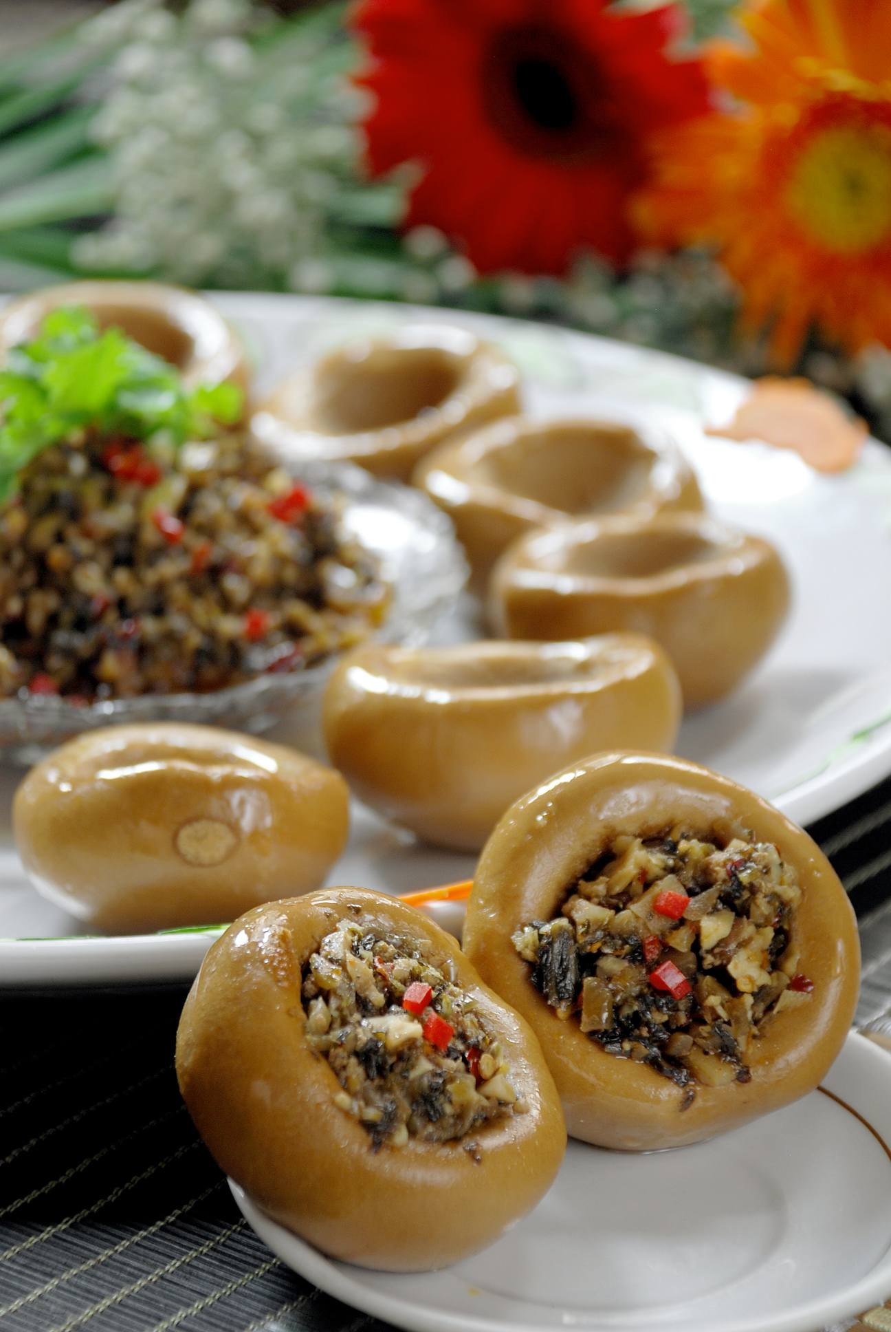 高清图片餐饮美食川菜外婆窝窝头高清图片