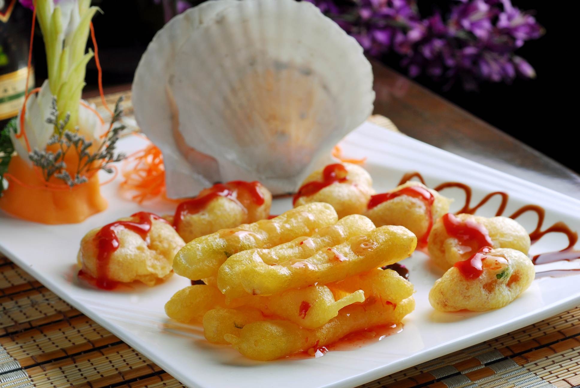 餐饮美食满载而归宣传图片灯箱