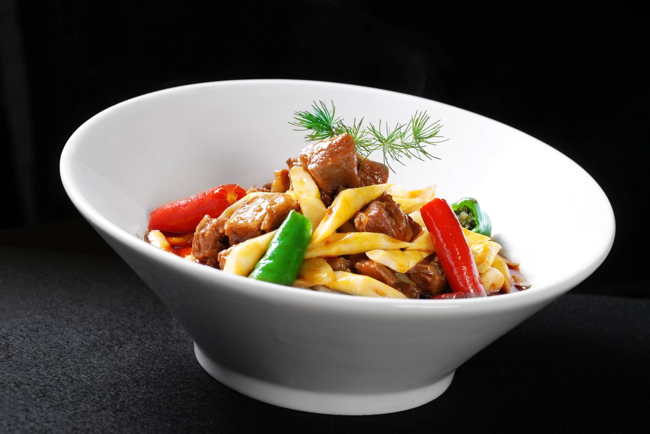 餐饮美食川-美味烧牛腩宣传图片灯箱