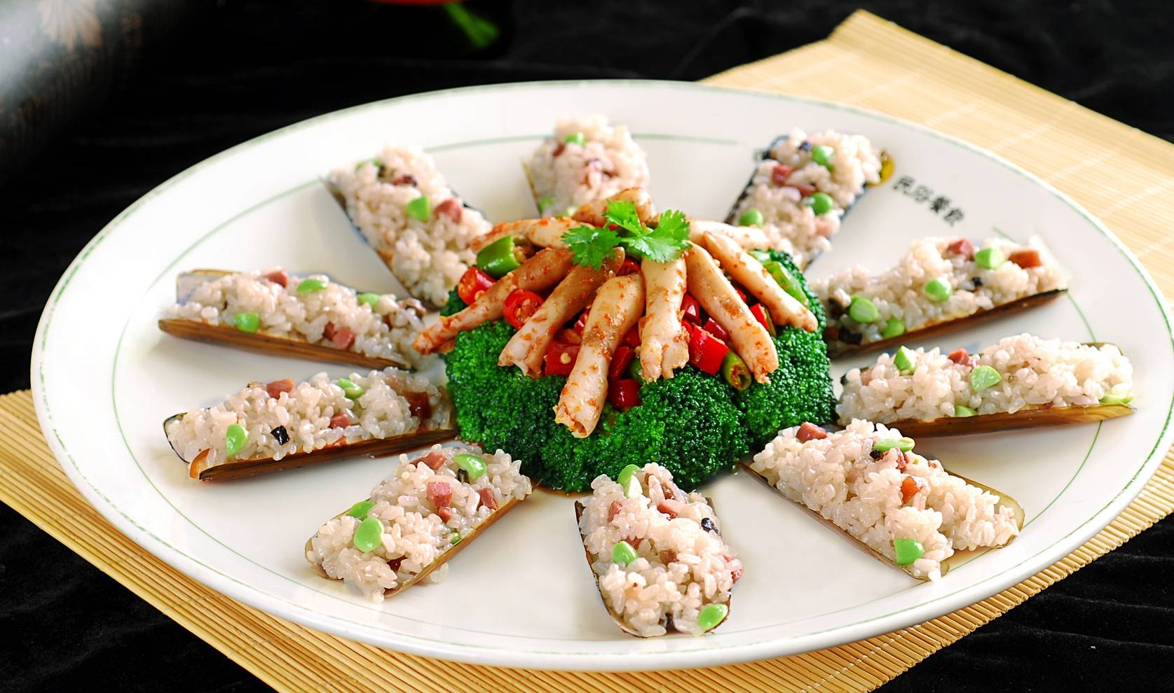 高清图片餐饮美食川菜热糯香蒜茸圣子皇高清图片679