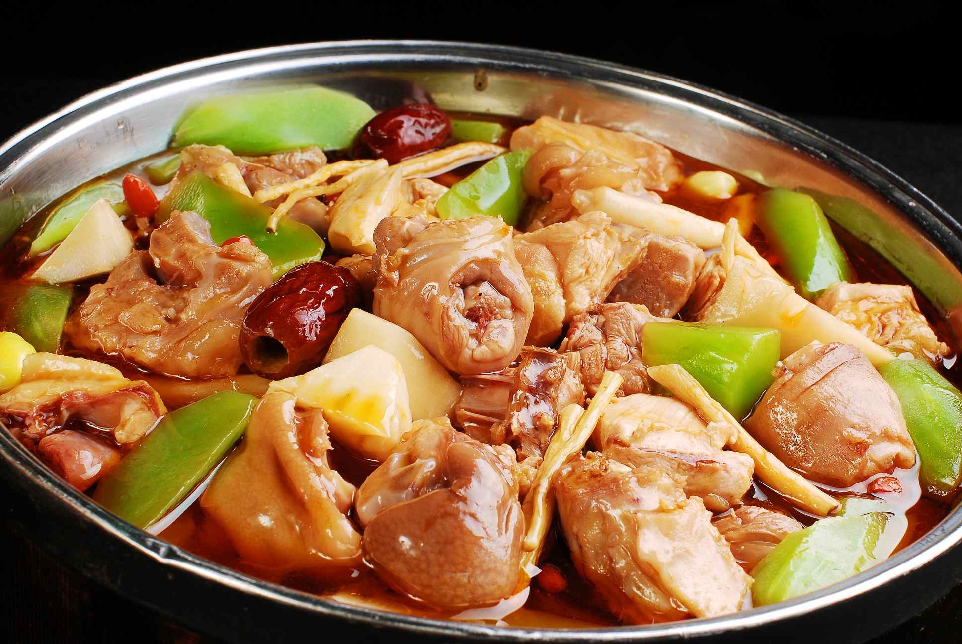 高清图片餐饮美食川菜外婆神仙鸡高清图片