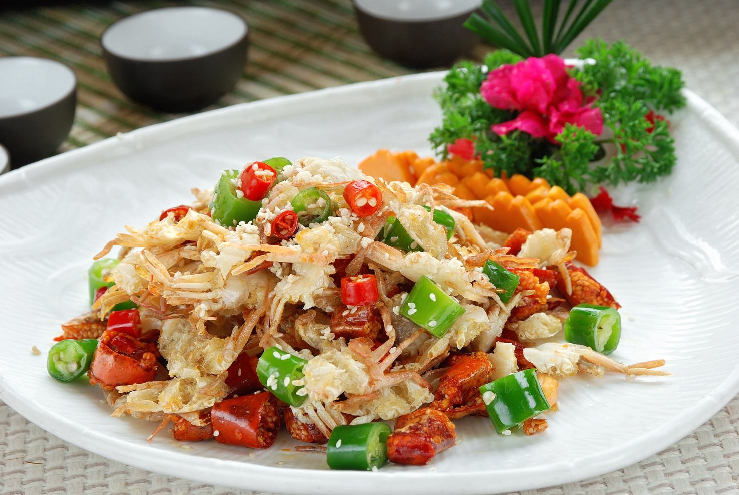 高清图片餐饮美食川菜奇香口口酥高清图片