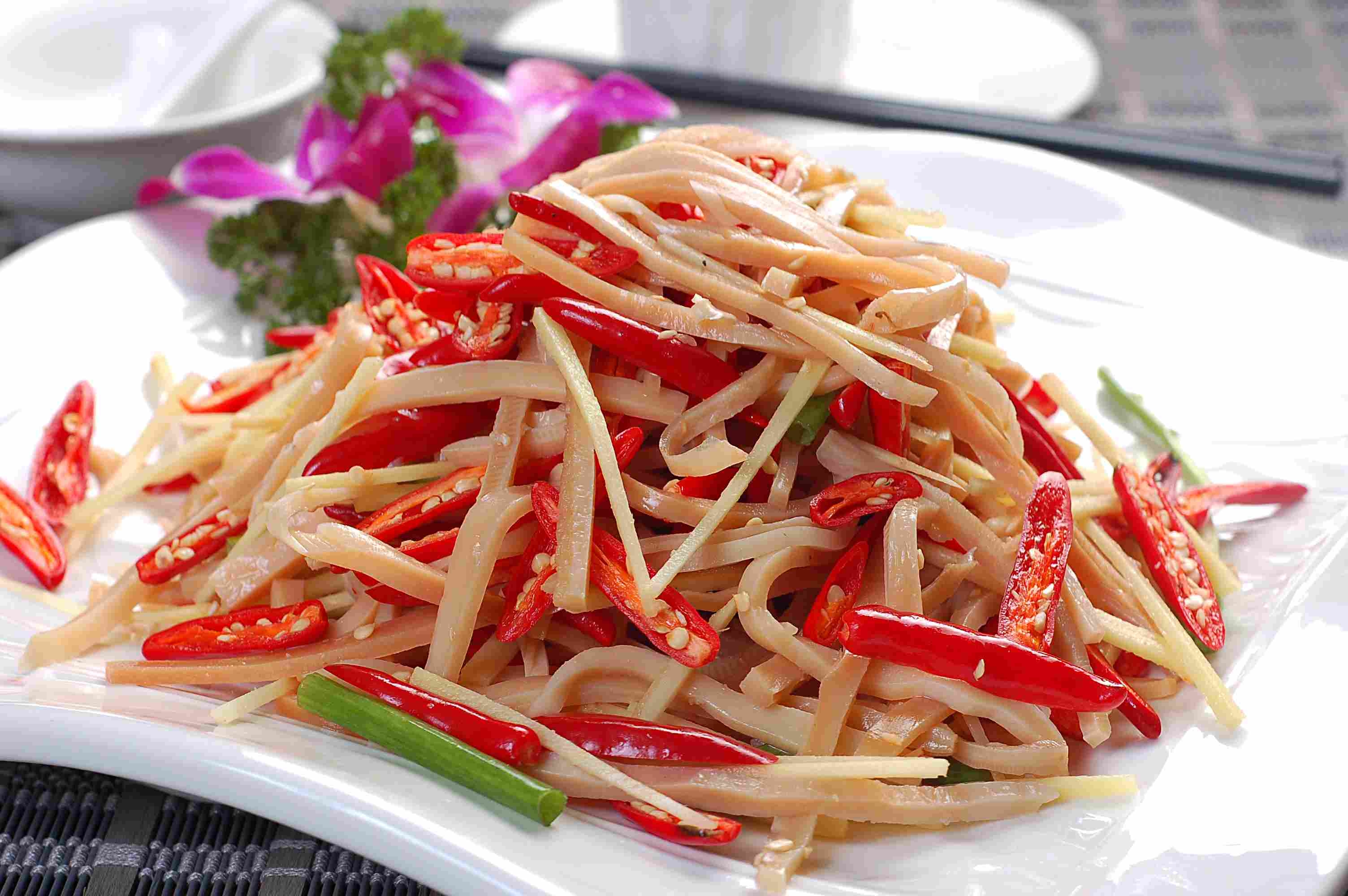 特色鲜椒鱿鱼红高清图片