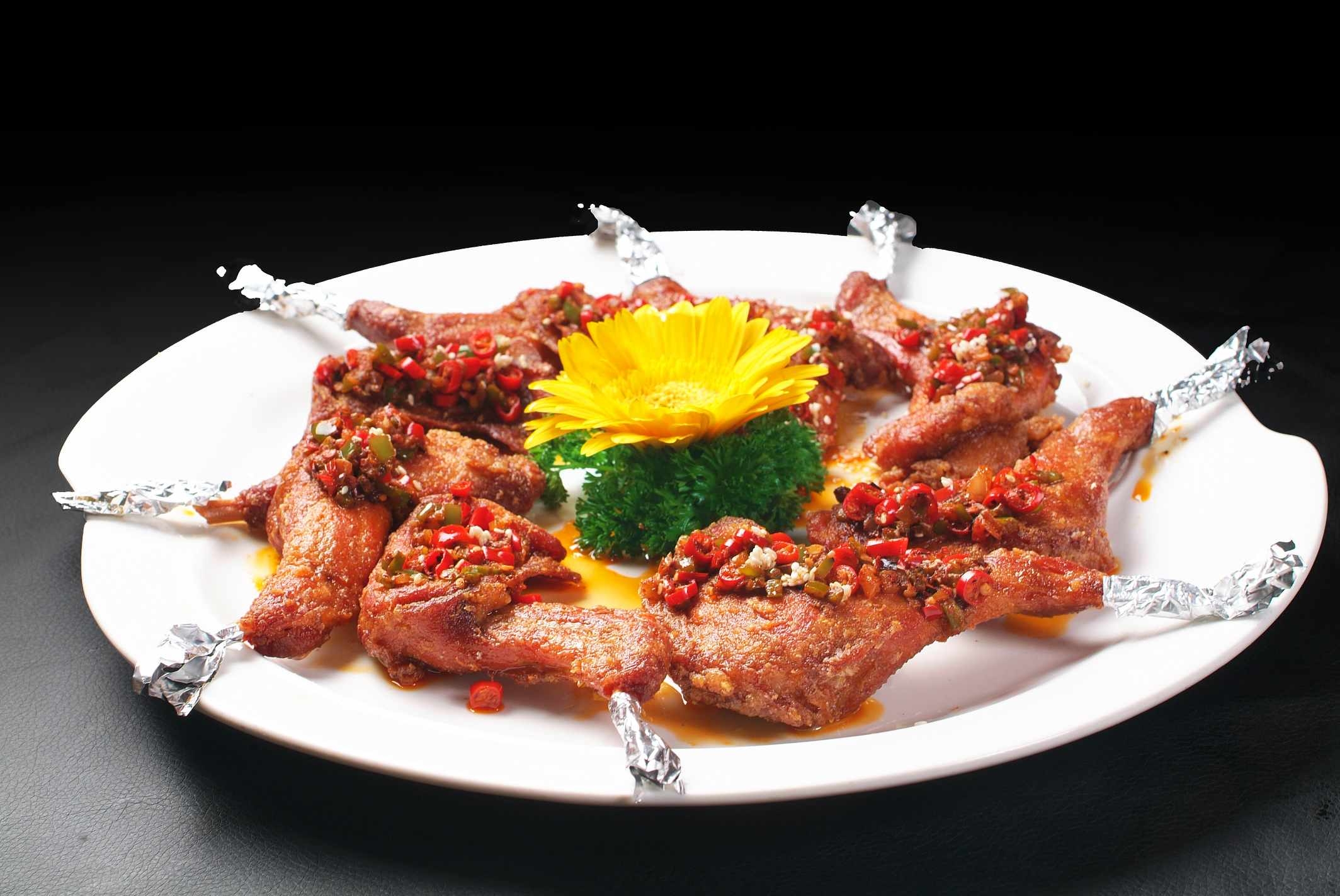 餐饮美食鸿运第一腿宣传图片灯箱