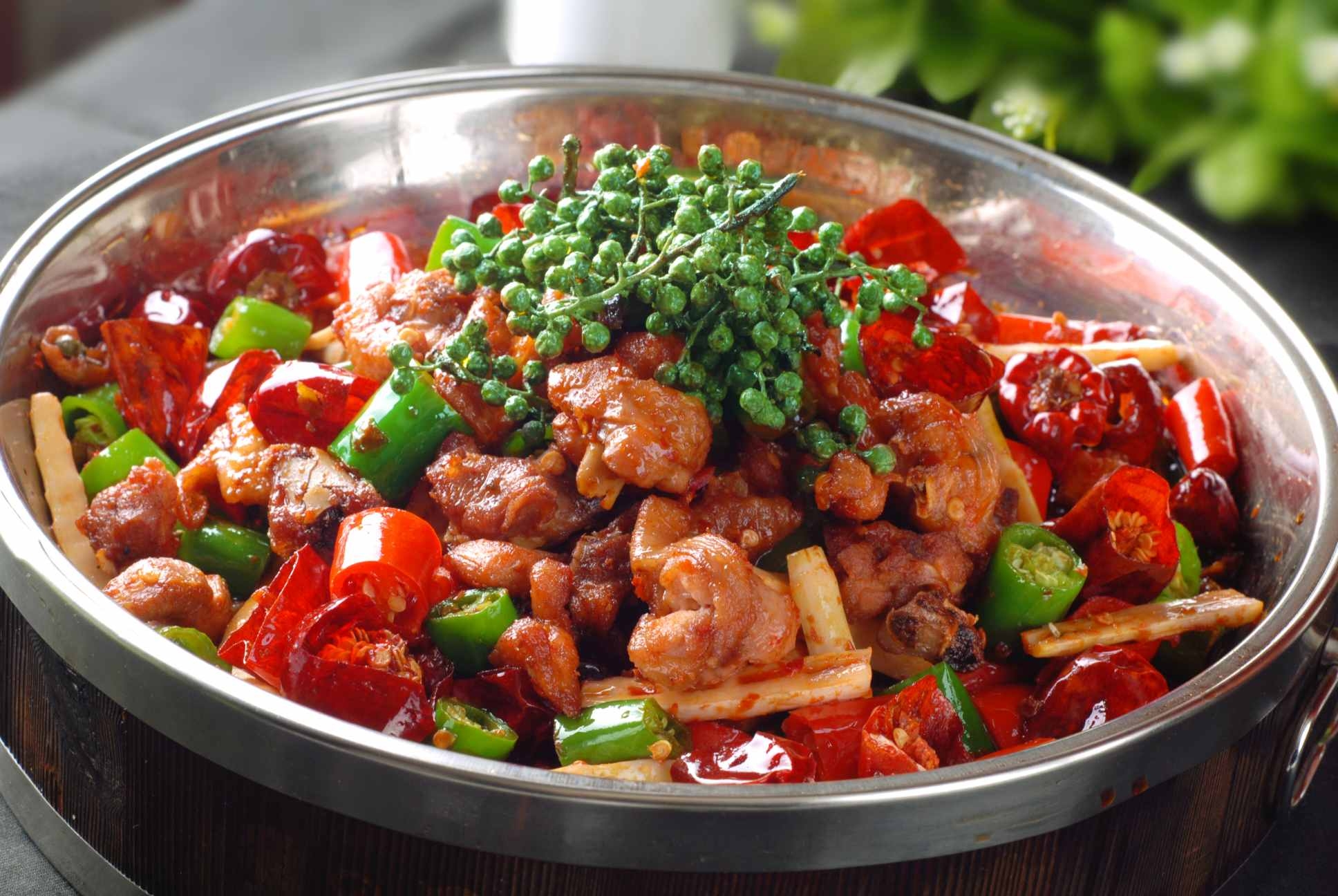 高清图片餐饮美食川菜鲜椒爆野鸡高清图片821