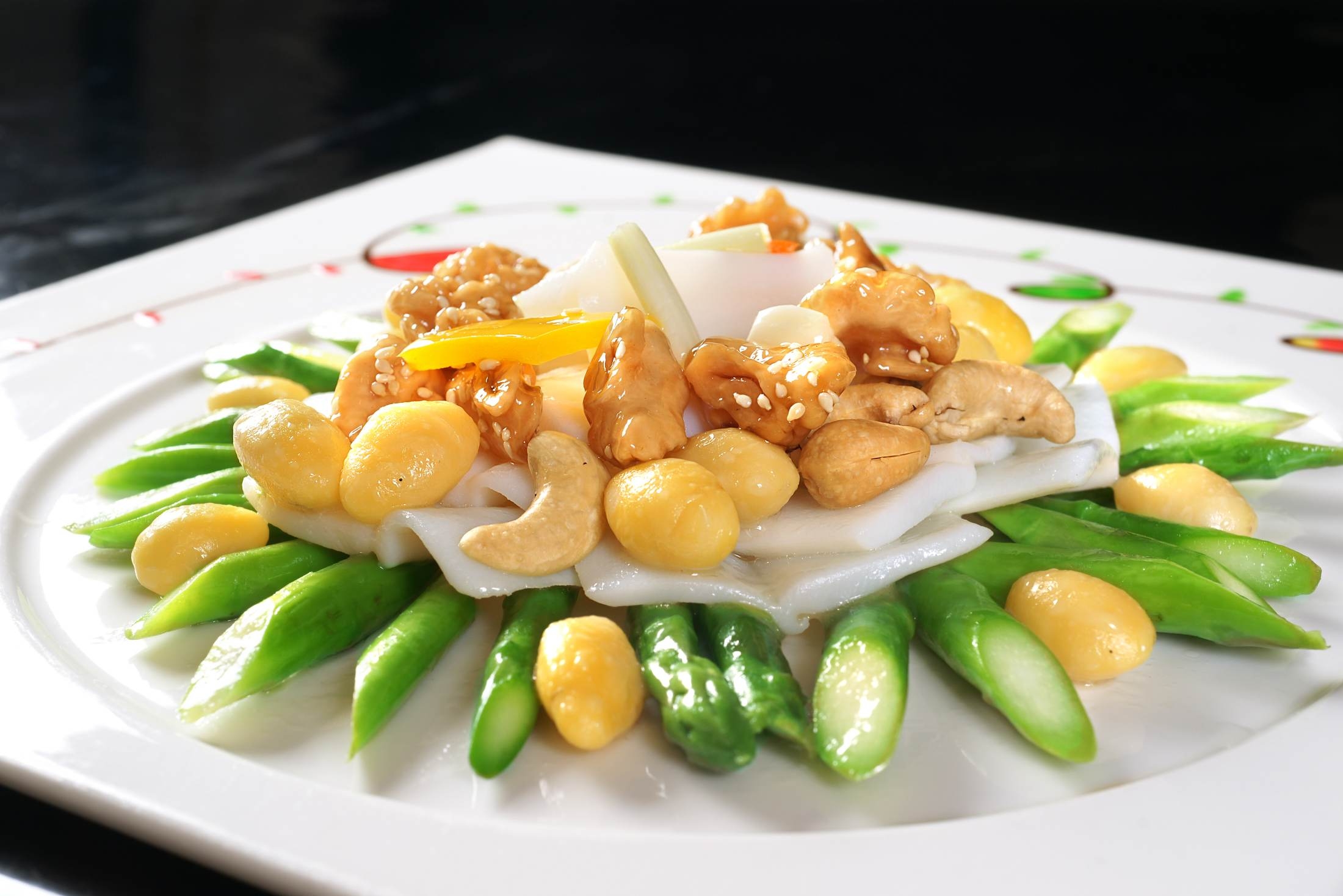 高清图片餐饮美食川菜三果花枝片高清图片